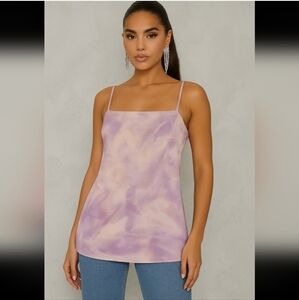 Nordstrom Rack Lavender Tie-Dye Women's Spaghetti Strap Top/ Slip Dress, NWT XS